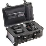 Maleta Protectora Pelican Negra 1510 LFC Con Foam y Porta Laptop