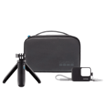 Kit de Viaje GoPro (Estuche, Shorty, Funda de Silicon Negra)